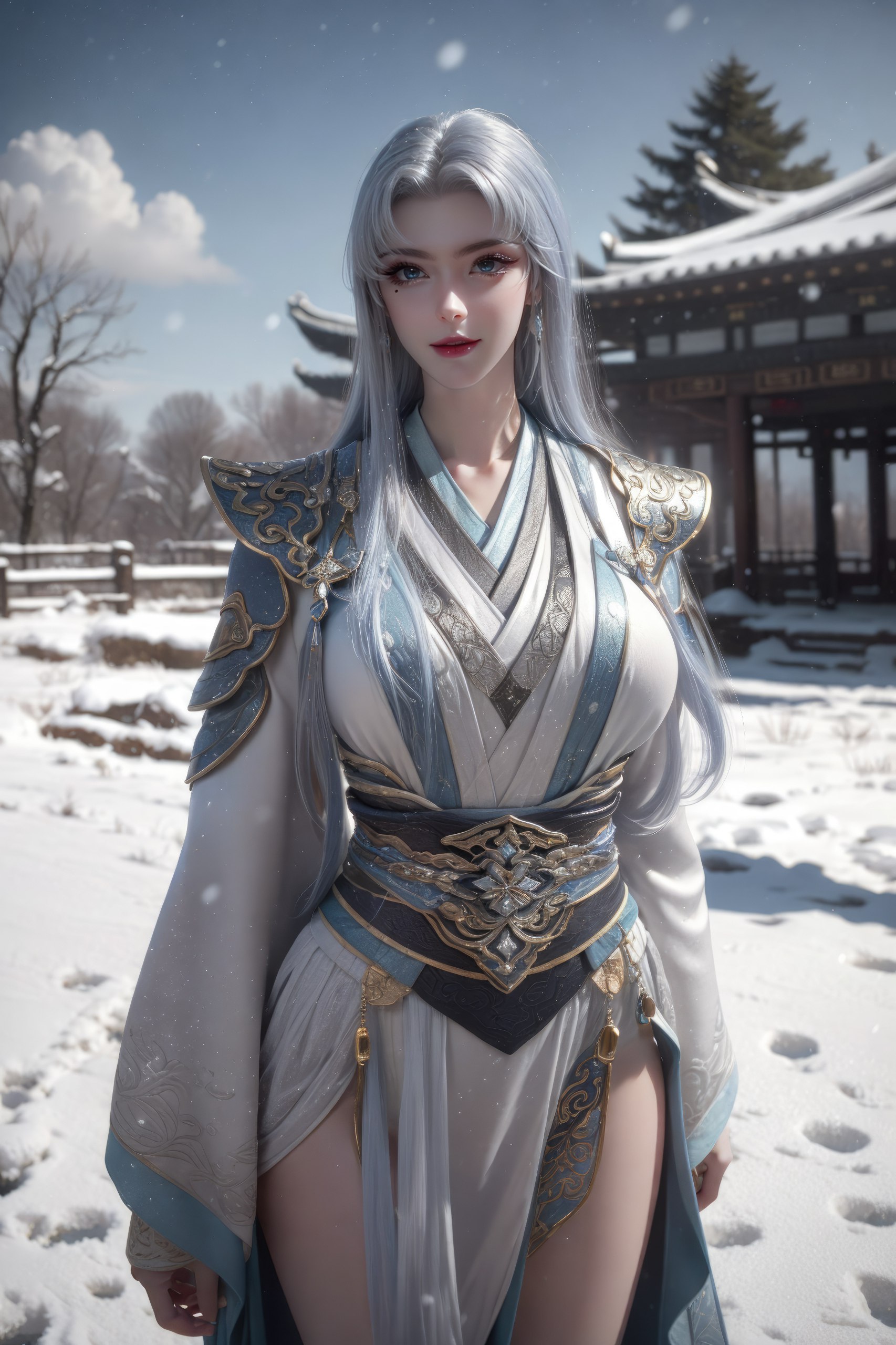 的美丽和神